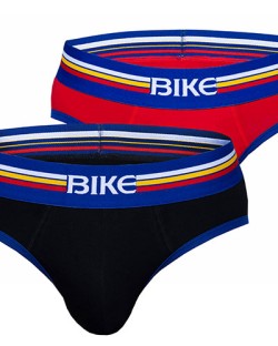 BIKE 2-Pack Briefs - Black/Red