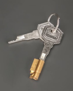 KINK3D Lock & 2 Keys for Cobra Chastity