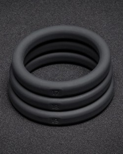 Xact-Fit Cockring 3-Pak Large 1.7" to  1.9"