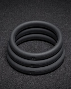 Xact-Fit Cock Ring 3-Pack - 2.0"-2.2"