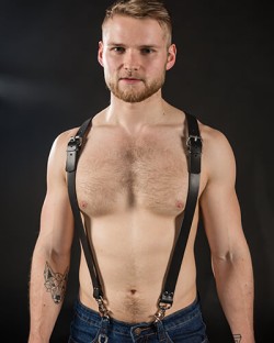 Leather Double Duty Suspenders