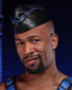 Piped Leather Garrison Cap - 6 Colors
