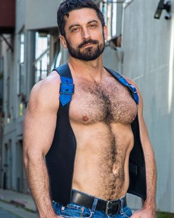 Dark Room Berlin Bar Vest - Blue