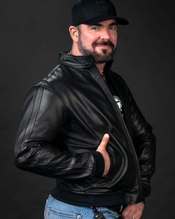 Leather Sport Jacket - Black