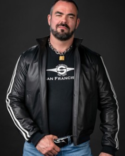 Leather Sport Jacket - White