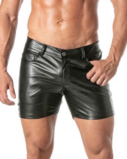ToF Kinky Mid Thigh Shorts - Black