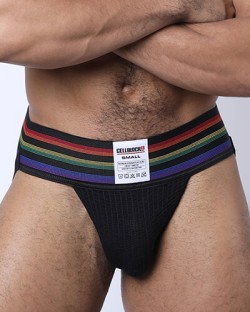 Cellblock13 Tight End Pride Jockstrap - Black
