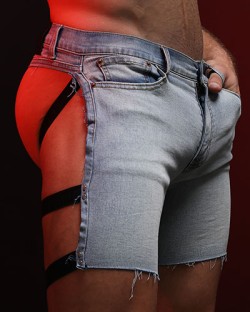 Cellblock13 Bruin Denim Short Jock - 3 Colors