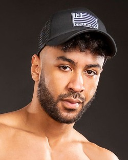 CellBlock 13 Flag Trucker Cap - Black
