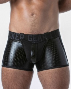 Locker Gear Punch Hole Boxer Brief- Black