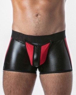 Locker Gear Punch Hole Boxer Brief- Red