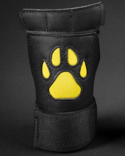 Open Paw Puppy Glove - Yellow