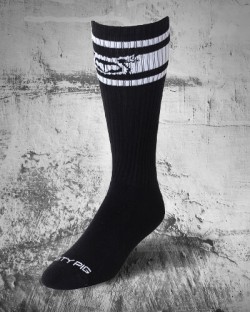 Nasty Pig Hook'd Up Sport Sock  - Black/White