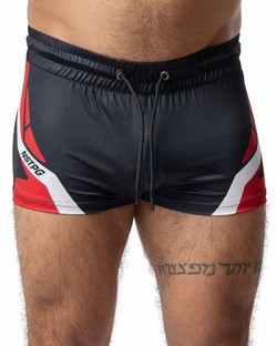 Nasty Pig Full Throttle Trunk Short - Black/Red