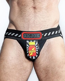 Oxballs OxJok Popperjock Jockstrap - Black/Red