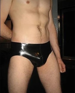 Rubber Open Ass Briefs