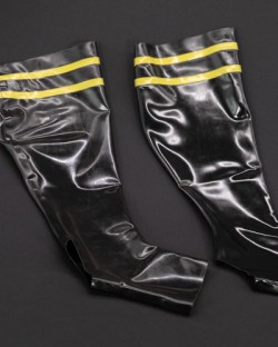 Rubber Soccer Socks Yellow