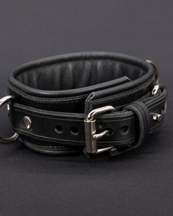 Fetters Locking Bondage Collar - Slimline