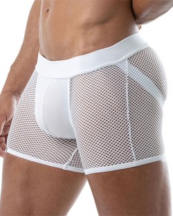 ToF Circuit Mesh Jockshorts - White