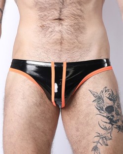 CellBlock 13 Black Chrome Brief - Orange