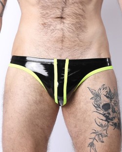 CellBlock 13 Black Chrome Brief - Yellow