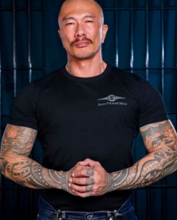 Mr. S Black Tee - Grey Badge Logo