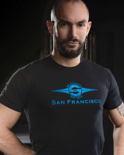 Classic Fit Logo Tee Blue