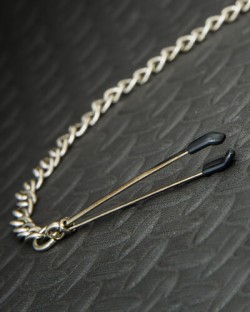 Tweezer Tit Clamps - Chrome