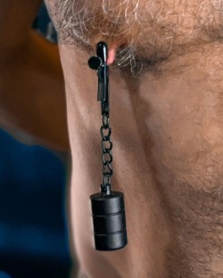 Weighted Nipple Clamps - Black