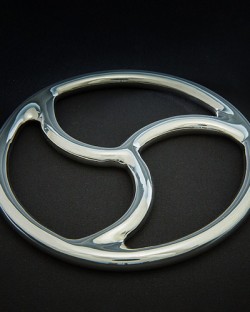 Triskele Suspension Ring Stainless Steel