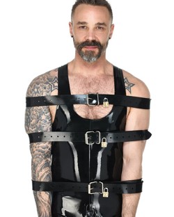 Vilain Garcon Heavy Rubber Locking Bondage Straps (Set of 5)
