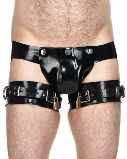 Vilain Garcon Heavy Rubber Locking Thigh Cuffs