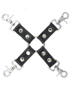 Vilain Garcon Heavy Rubber 4-Way Hog-Tie Connector