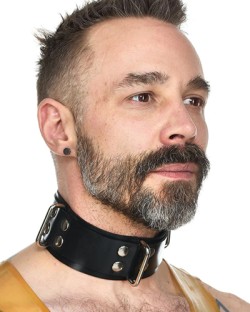Vilain Garcon Heavy Rubber Dog Collar